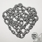 Tattoo sketch, chains of choice: interlocking… – tattoo sketch (№1752410575_0, 13.07.2025 12:42) — tattoovalue.net