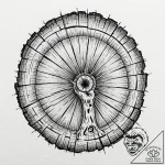 Tattoo sketch, youthful tree, luminous growth… – tattoo sketch (№1752410938_0, 13.07.2025 12:48) — tattoovalue.net