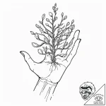 Tattoo sketch, nurturing hand of the digital… – tattoo sketch (№1752420646_0, 13.07.2025 15:30) — tattoovalue.net