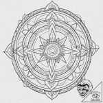 Tattoo sketch, legacy code scroll, an ancient… – tattoo sketch (№1752420731_0, 13.07.2025 15:32) — tattoovalue.net