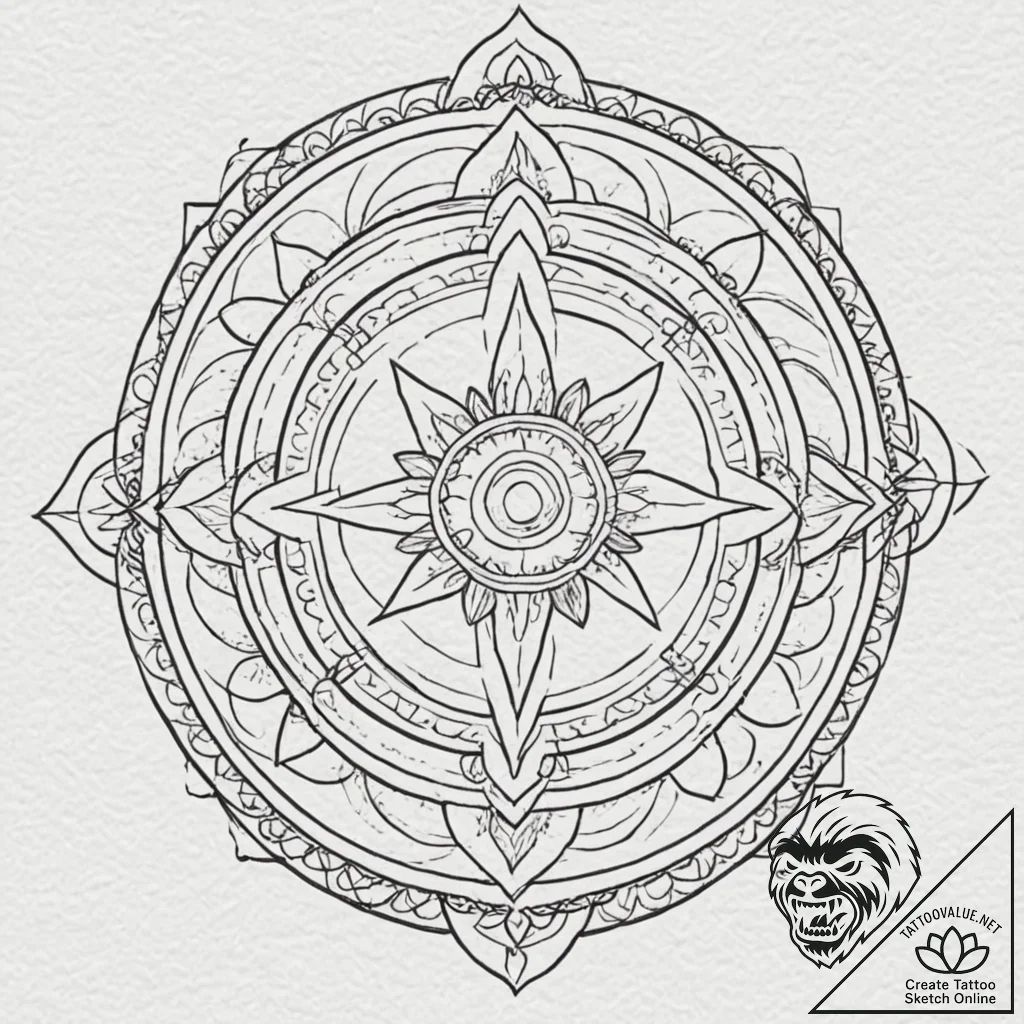 Tattoo sketch, legacy code scroll, an ancient... - tattoo sketch (№1752420731_0, 13.07.2025 15:32) — tattoovalue.net