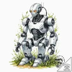 Tattoo sketch, sentinel of the forgotten serv… – tattoo sketch (№1752421160_0, 13.07.2025 15:39) — tattoovalue.net