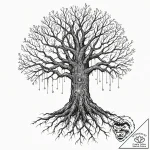 Tattoo sketch, nurturing roots of ai, a deep,… – tattoo sketch (№1752422999_0, 13.07.2025 16:09) — tattoovalue.net