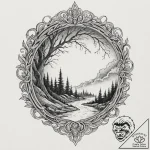 Tattoo sketch, intuition’s guiding light, a s… – tattoo sketch (№1752423082_0, 13.07.2025 16:11) — tattoovalue.net