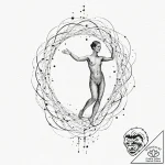 Tattoo sketch, soul’s quantum signature, a su… – tattoo sketch (№1752424087_0, 13.07.2025 16:28) — tattoovalue.net