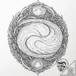 Tattoo sketch, reflective surface of truth, a… – tattoo sketch (№1752427998_0, 13.07.2025 17:33) — tattoovalue.net