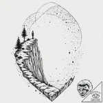 Tattoo sketch, glimpse of the sublime, a styl… – tattoo sketch (№1752428521_0, 13.07.2025 17:42) — tattoovalue.net