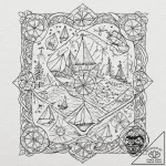 Tattoo sketch, narrative quilt of generations… – tattoo sketch (№1752433346_0, 13.07.2025 19:02) — tattoovalue.net