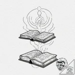 Tattoo sketch, levitation of wisdom, a glowin… – tattoo sketch (№1752434471_0, 13.07.2025 19:21) — tattoovalue.net