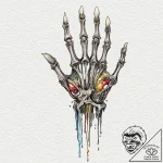 Tattoo sketch, delicate deconstruction, a cla… – tattoo sketch (№1752435079_0, 13.07.2025 19:31) — tattoovalue.net