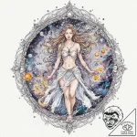 Tattoo sketch, temporal tapestry weaver, an e… – tattoo sketch (№1752437079_0, 13.07.2025 20:04) — tattoovalue.net