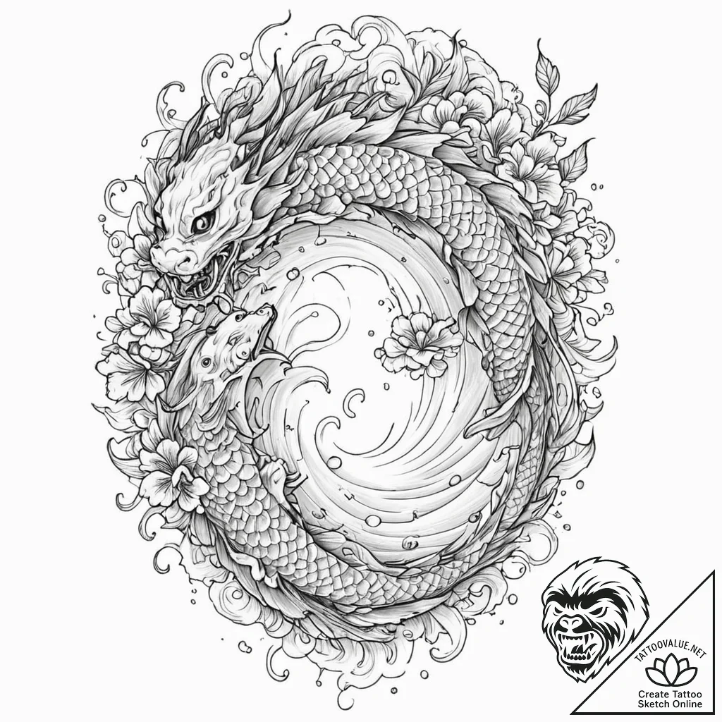 Tattoo sketch, surrealist's sketchbook, digit... - tattoo sketch (№1752439590_0, 13.07.2025 20:46) — tattoovalue.net