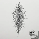 Tattoo sketch, lightning rod of ideas, a tall… – tattoo sketch (№1752440315_0, 13.07.2025 20:58) — tattoovalue.net