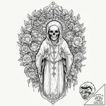 Tattoo sketch, the last algorithm guardian, a… – tattoo sketch (№1752440911_0, 13.07.2025 21:08) — tattoovalue.net