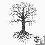 Tattoo sketch, rhizome network of rebirth, an… – tattoo sketch (№1752441424_0, 13.07.2025 21:17) — tattoovalue.net