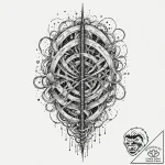 Tattoo sketch, zipper of reality, a stylized,… – tattoo sketch (№1752442695_0, 13.07.2025 21:38) — tattoovalue.net
