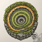Tattoo sketch, vortex of ancient energy (revi… – tattoo sketch (№1752443112_0, 13.07.2025 21:45) — tattoovalue.net