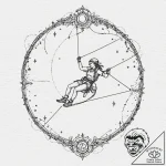 Tattoo sketch, zodiac constellation zipline,… – tattoo sketch (№1752443196_0, 13.07.2025 21:46) — tattoovalue.net