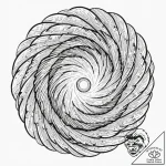 Tattoo sketch, portal within a portal, a larg… – tattoo sketch (№1752443617_0, 13.07.2025 21:53) — tattoovalue.net