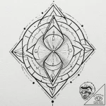Tattoo sketch, burning hourglass, with sand m… – tattoo sketch (№1752445301_0, 13.07.2025 22:21) — tattoovalue.net