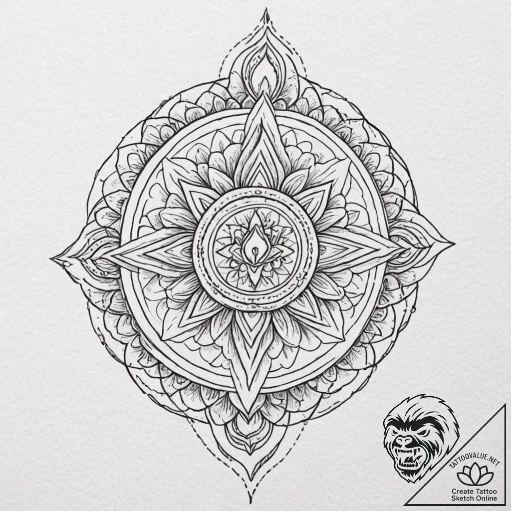 Tattoo sketch, burning candle with its flame... - tattoo sketch (№1752446058_0, 13.07.2025 22:34) — tattoovalue.net