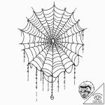 Tattoo sketch, web of interconnected souls, a… – tattoo sketch (№1752446807_0, 13.07.2025 22:46) — tattoovalue.net