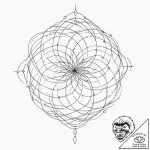 Tattoo sketch, weaver of quantum threads, a d… – tattoo sketch (№1752447303_0, 13.07.2025 22:55) — tattoovalue.net