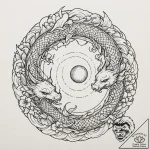Tattoo sketch, quilted reality orb, a transpa… – tattoo sketch (№1752447718_0, 13.07.2025 23:01) — tattoovalue.net