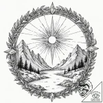 Tattoo sketch, zenith portal, crystal ascent,… – tattoo sketch (№1752448976_0, 13.07.2025 23:22) — tattoovalue.net