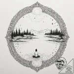 Tattoo sketch, introspection island, a small,… – tattoo sketch (№1752449643_0, 13.07.2025 23:34) — tattoovalue.net