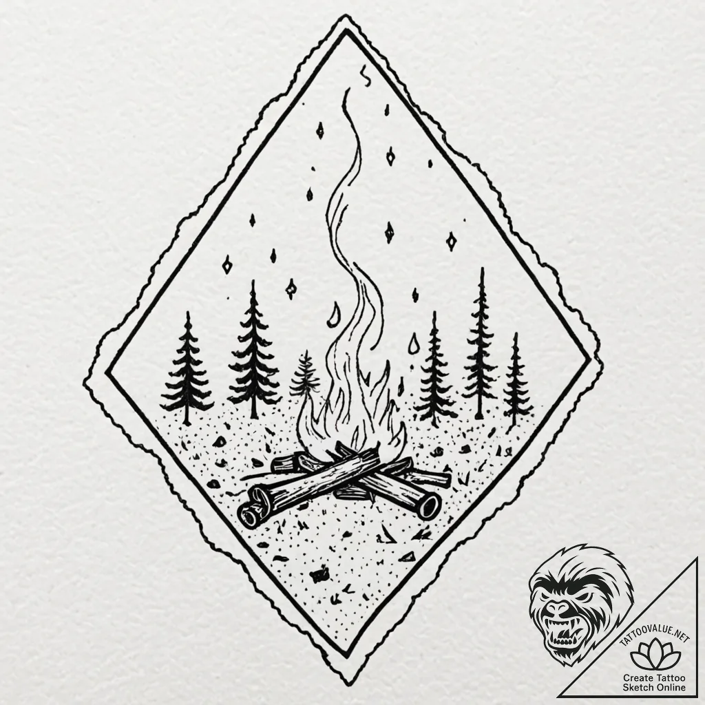 Tattoo sketch, smoke signals of data, wisps o... - tattoo sketch (№1752452329_0, 14.07.2025 00:18) — tattoovalue.net