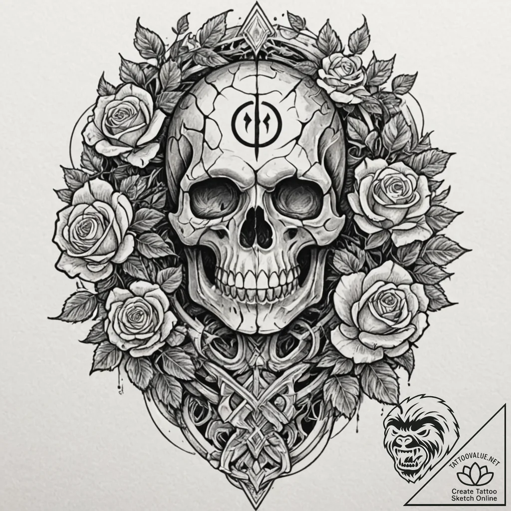 Tattoo sketch, golem of ancient code, a massi... - tattoo sketch (№1752453250_0, 14.07.2025 00:34) — tattoovalue.net