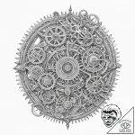 Tattoo sketch, printing press of prophecy, an… – tattoo sketch (№1752456355_0, 14.07.2025 01:25) — tattoovalue.net