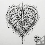 Tattoo sketch, molten core of creativity, a s… – tattoo sketch (№1752458200_0, 14.07.2025 01:56) — tattoovalue.net