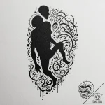 Tattoo sketch, living shadow puppet, a styliz… – tattoo sketch (№1752459792_0, 14.07.2025 02:23) — tattoovalue.net