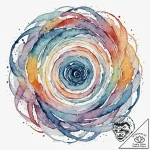 Tattoo sketch, nexus of timelines, a central… – tattoo sketch (№1752460210_0, 14.07.2025 02:30) — tattoovalue.net