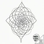 Tattoo sketch, web of interdimensional travel… – tattoo sketch (№1752465440_0, 14.07.2025 03:57) — tattoovalue.net