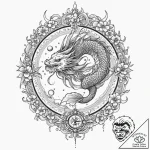 Tattoo sketch, x-ray vision compass, an antiq… – tattoo sketch (№1752466197_0, 14.07.2025 04:09) — tattoovalue.net