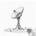 Tattoo sketch, solitary satellite dish, recei… – tattoo sketch (№1752467872_0, 14.07.2025 04:37) — tattoovalue.net