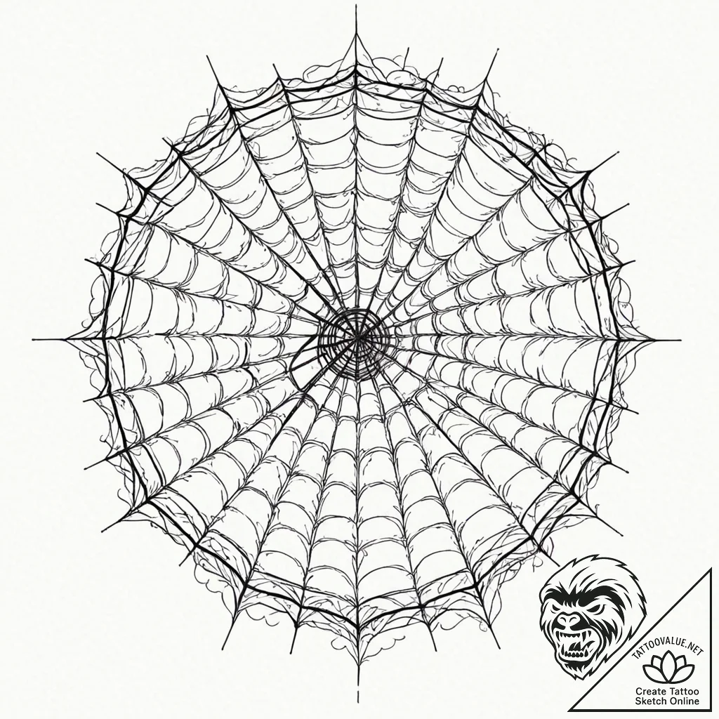 Tattoo sketch, energy web of life, a giant, i... - tattoo sketch (№1752468794_0, 14.07.2025 04:53) — tattoovalue.net