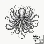 Tattoo sketch, kraken of the deep web, a mass… – tattoo sketch (№1752469549_0, 14.07.2025 05:05) — tattoovalue.net
