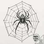 Tattoo sketch, arachnid (spider) with intrica… – tattoo sketch (№1752470231_0, 14.07.2025 05:17) — tattoovalue.net