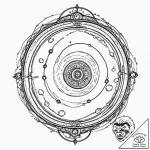 Tattoo sketch, yo-yo of time loops, a classic… – tattoo sketch (№1752472418_0, 14.07.2025 05:53) — tattoovalue.net