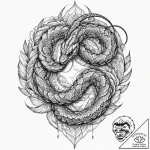 Tattoo sketch, venomous viper, digital scales… – tattoo sketch (№1752473588_0, 14.07.2025 06:13) — tattoovalue.net