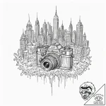 Tattoo sketch, anachronistic antique camera c… – tattoo sketch (№1752476618_0, 14.07.2025 07:03) — tattoovalue.net