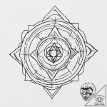 Tattoo sketch, yantra of yoked consciousness,… – tattoo sketch (№1752479712_0, 14.07.2025 07:55) — tattoovalue.net