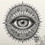 Tattoo sketch, kaleidoscope eye of perception… – tattoo sketch (№1752479796_0, 14.07.2025 07:56) — tattoovalue.net