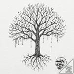 Tattoo sketch, regenerative circuit tree, a s… – tattoo sketch (№1752479962_0, 14.07.2025 07:59) — tattoovalue.net