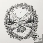 Tattoo sketch, unfurling path of possibilitie… – tattoo sketch (№1752480047_0, 14.07.2025 08:00) — tattoovalue.net