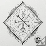 Tattoo sketch, x-marks the spot, data treasur… – tattoo sketch (№1752480549_0, 14.07.2025 08:09) — tattoovalue.net